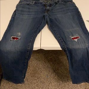 Eddie Bauer Patched Jeans